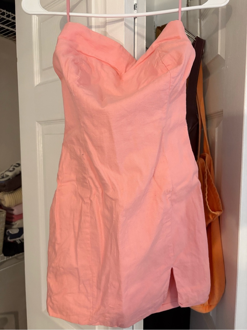 MABLE Coral Pink Mini Dress - Women's M